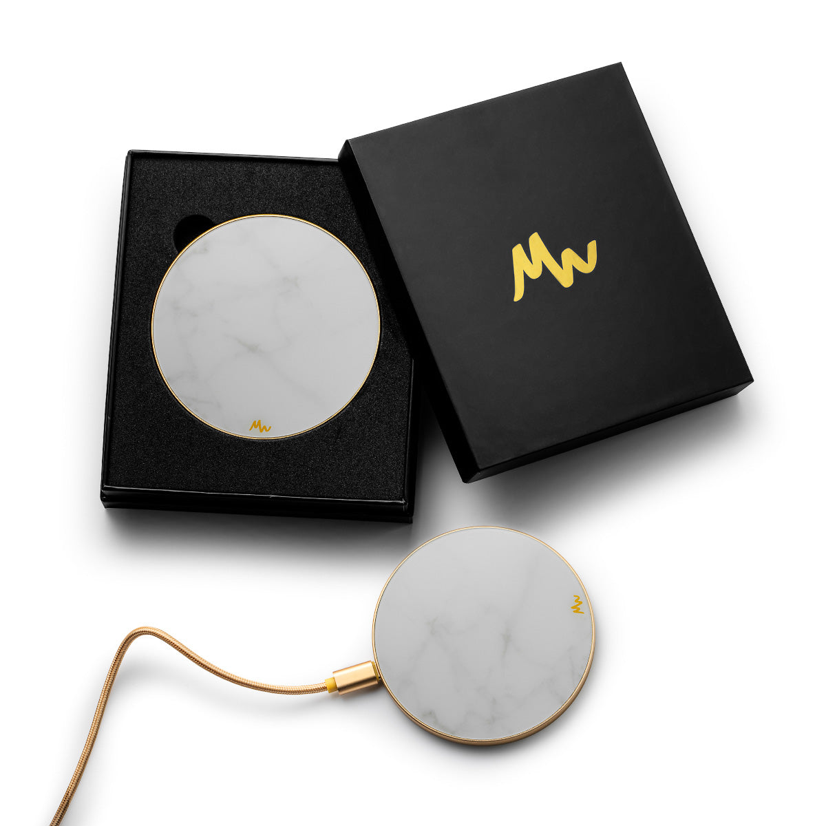 White Marble - Gold