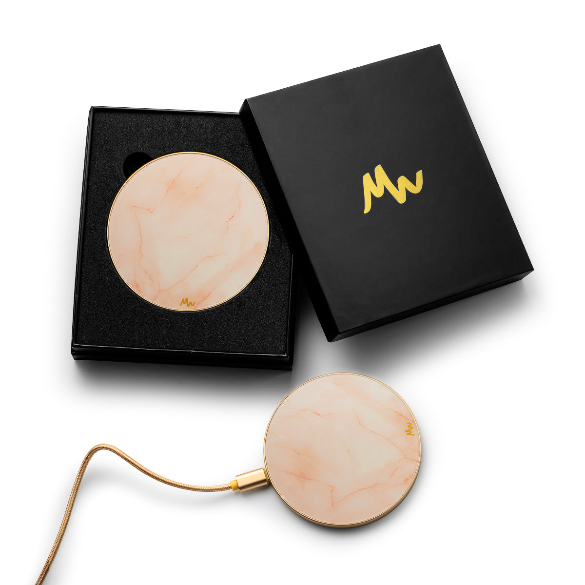 Pink Marble - Gold