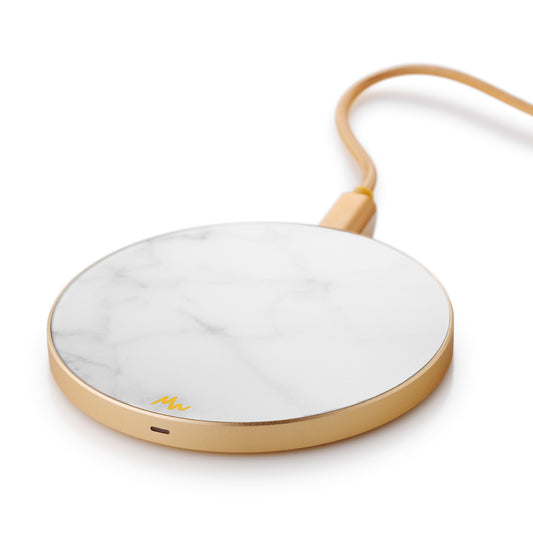 White Marble - Gold