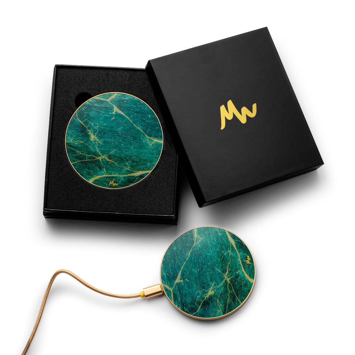Green Marble - Gold
